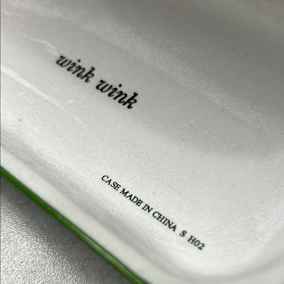 Kate Spade Glasses Case Green Glasses Read Book Eyes Travel Protect Optical Bag - Picture 6 of 8